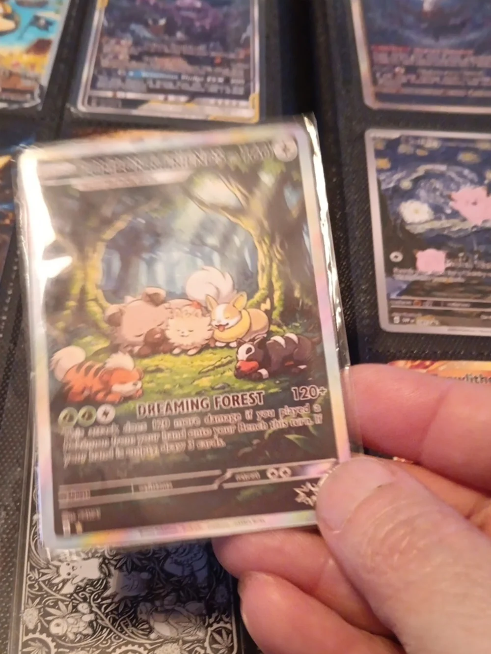 Dreaming Forest Full Art Collectible Card - Green